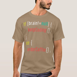 Funny Coffee Programming T Shirt