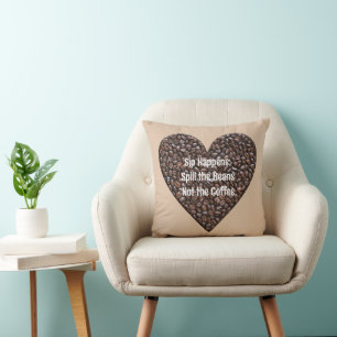 Funny Coffee Quote Kudde