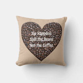 Funny Coffee Quote Kudde