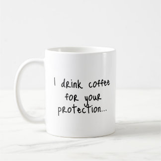 Funny Coffee Quote | Sarcastic Gift Idea | Minimal Kaffemugg