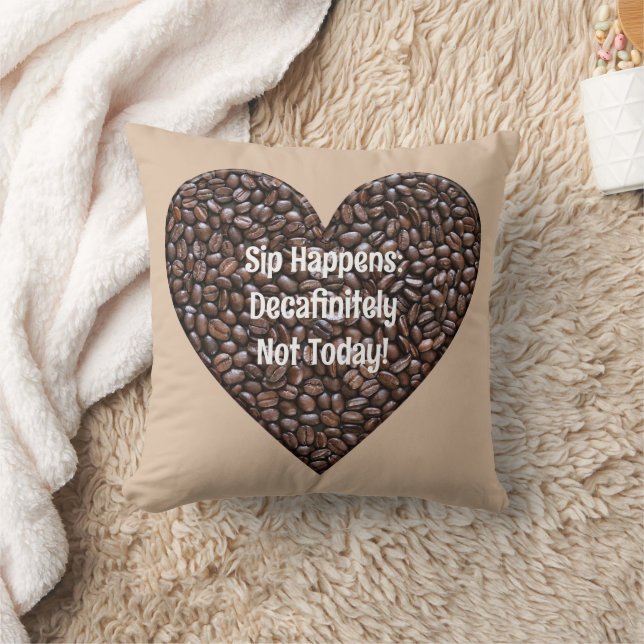 Funny Coffee Say Kudde (Filt)
