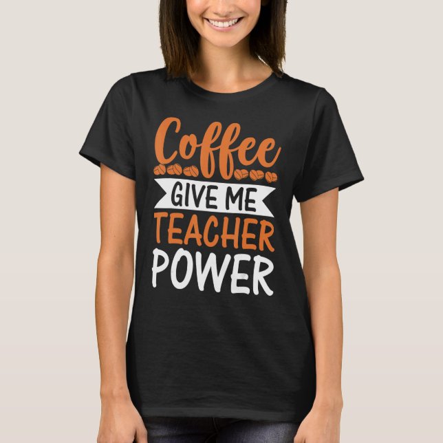 Funny Coffee Shirt for Coffee Älskare och Baristas T Shirt (Framsida)