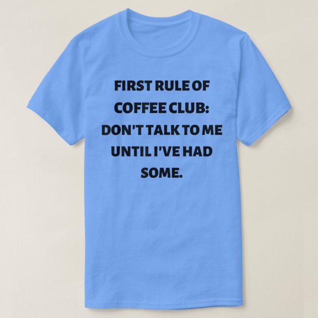 FUNNY COFFEE SHIRT T (Design framsida)