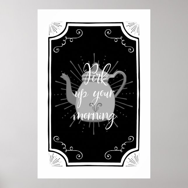 Funny Coffee Sign Poster (Framsidan)