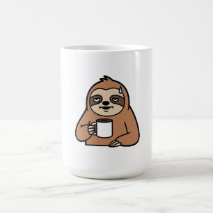 Funny Coffee Sloth T-Shirt Min Spirit Animal är Kaffemugg