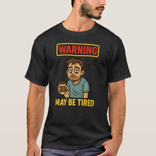 Funny Coffee T-Shirt (Framsida)