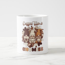 Funny Coffee Time Cup for Coffee Lovers, Friends Jumbo Mugg