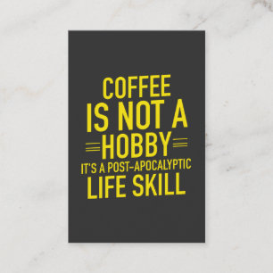 Funny Coffee Visitkort