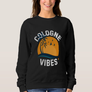 Funny Cologne Tropical Paradise Retro Sunset Köln T Shirt