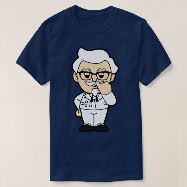 Funny Colonel Sanders T Shirt (Design framsida)