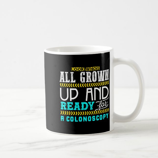 Funny Colonoscopy Joke Medical Humor Checkup  Kaffemugg (Höger)