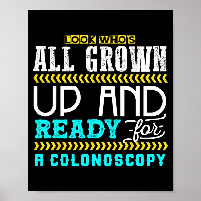 Funny Colonoscopy Joke Medical Humor Checkup  Poster (Framsidan)