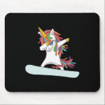Funny Colorful Dabbing Unicorn Rainbow Snowboardin Musmatta<br><div class="desc">Funny Colorful Dabbing Unicorn Rainbow Snowboarding Gift</div>
