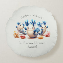 Funny Colorful Dancing Nudibranchs och Corals