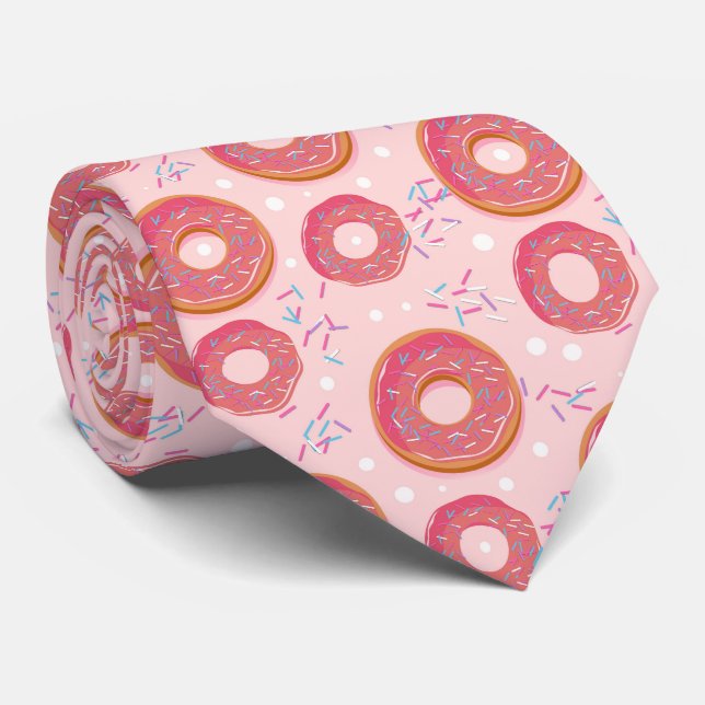 Funny Colorful Doughnut Neck Tie Slips (Rullad)