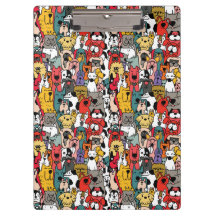 Funny Colorful Hundar