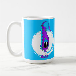 Funny, Colorful, Quirky, Cartoon Character Coffee Kaffemugg