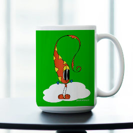 Funny, Colorful, Quirky, Cartoon Character Kaffemugg
