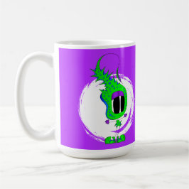 Funny, Colorful, Quirky, Cartoon Character Kaffemugg