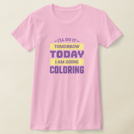 Funny Coloring Fläkt T Shirt