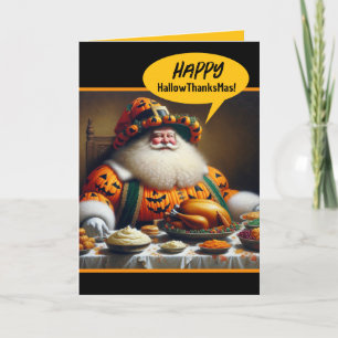 Funny Combo Halloween, Thanksgiving och jul Kort