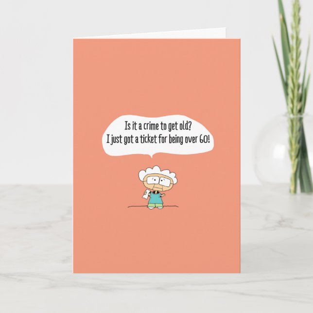 Funny Comic Birthday Greeting Card - 114 Kort (Framsida)