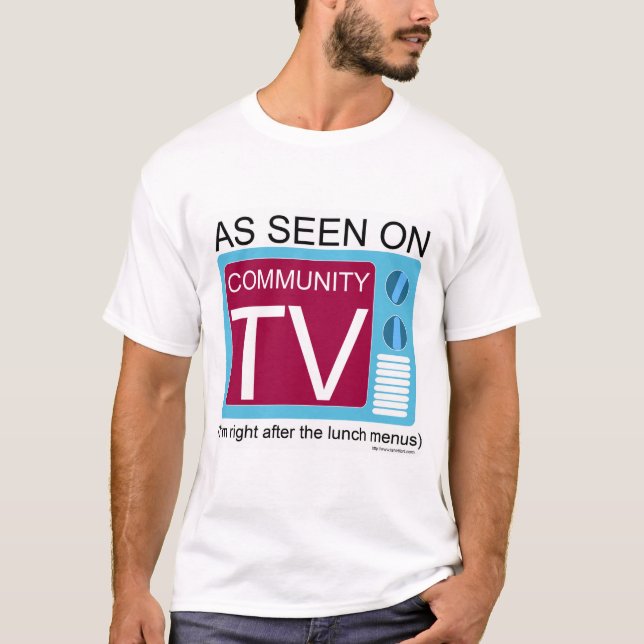 Funny Community TV Classic Motto T-shirt (Framsida)