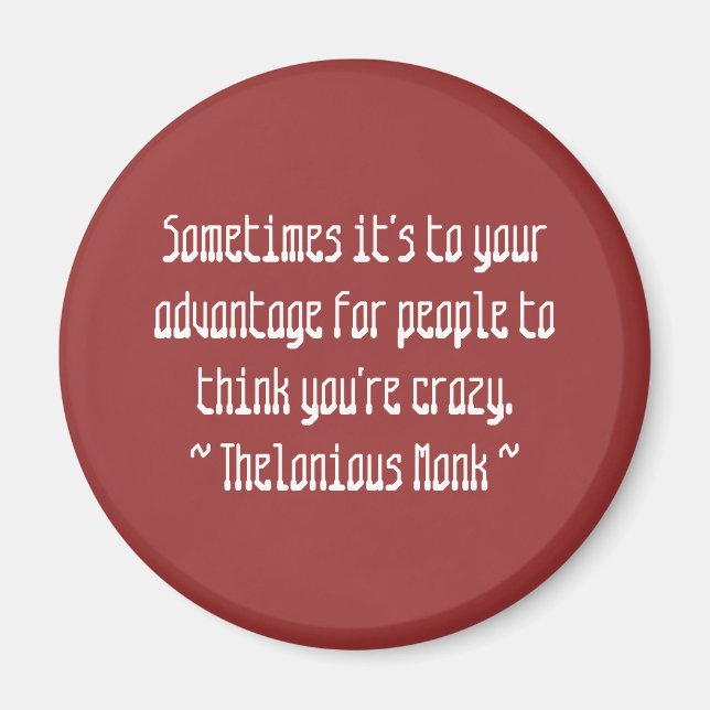 Funny Composer-citat - Munk Magnet (Framsidan)