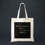 Funny Computer Science Programmer Eat-vilokod Tygkasse<br><div class="desc">Funny Computer Science Programmer Eat-vilokod</div>