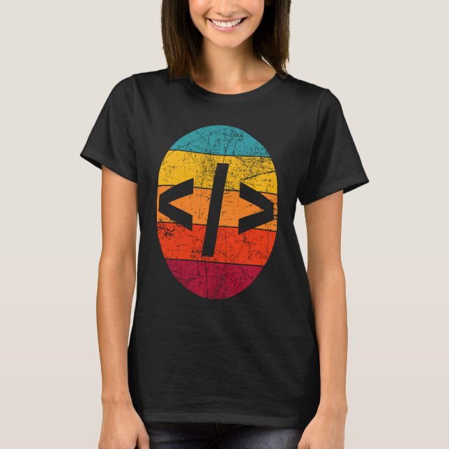 Funny Computer Science Programmer T Shirt (Framsida)