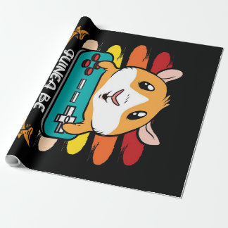 Funny Controller Guinea Gris Gift Älskare Presentpapper
