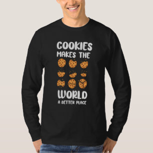 Funny Cookie Cookies gör världen bättre Ställe T Shirt