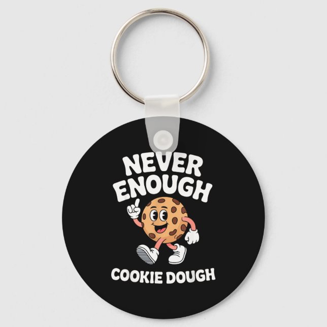 Funny Cookie Dough Retro  Nyckelring (Framsida)