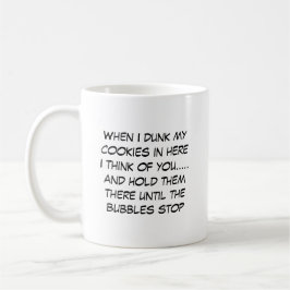 Funny Cookie Dunk Mug | Editable Text Kaffemugg