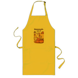 Funny Cooking Chicken Apron – Hen Making Soup Långt Förkläde