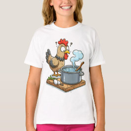 Funny Cooking Chicken Apron - Hen Skapar Soppa T Shirt