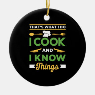Funny Cooking Julgransprydnad Keramik
