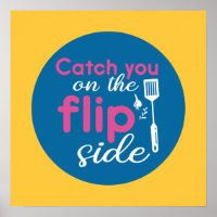 Funny Cooking Pun Typography Art Retro Färg