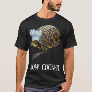 Funny Cooking TSlow Cooker Turtle Tee