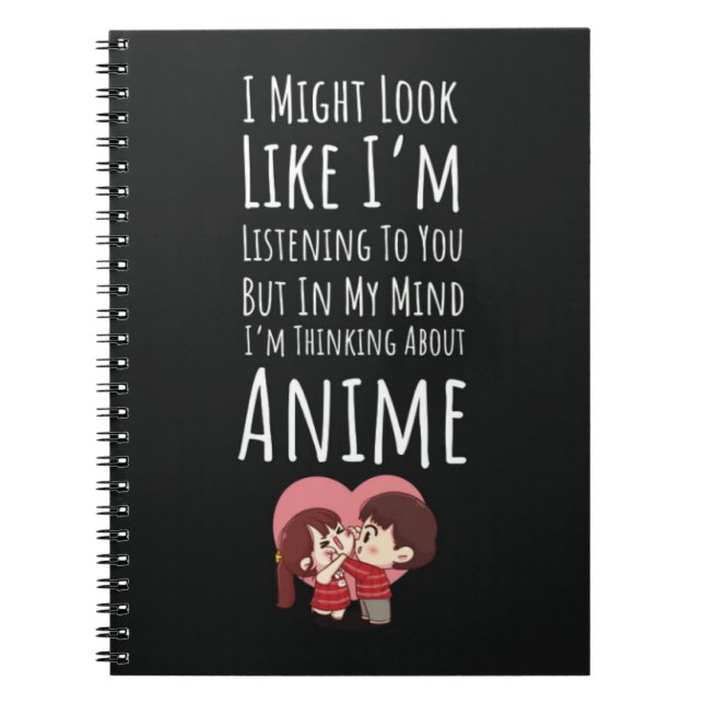 Funny Cool Anime Gifts Japan Japanese Kawaii Anteckningsbok (Framsidan)