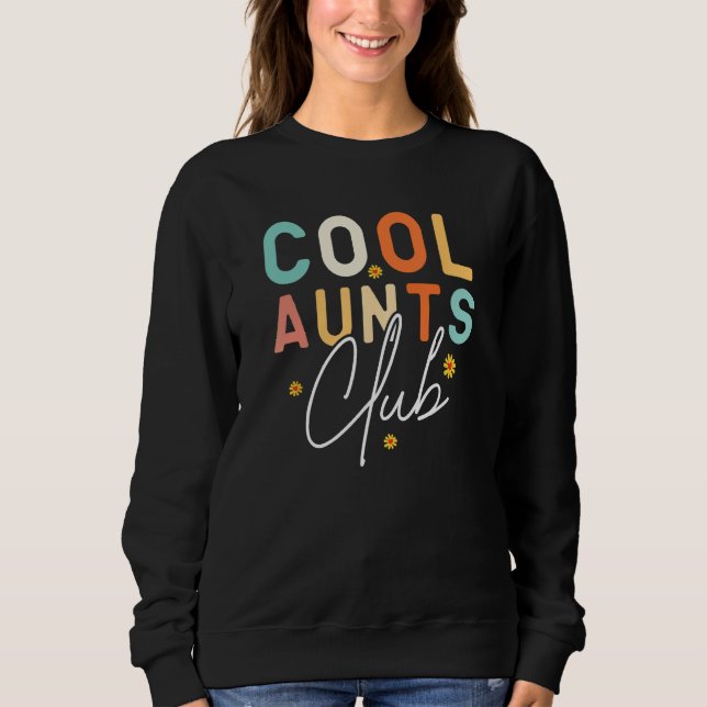Funny Cool Aunts, Cool Aunt Club T Shirt (Framsida)