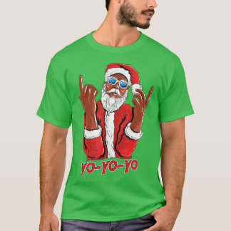 Funny Coola Hip hop Santa Says Unyo T Shirt