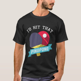 Funny Coola Ping Pong Bord Tennis Gift Idea Women T Shirt