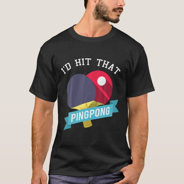 Funny Coola Ping Pong Bord Tennis Gift Idea Women T Shirt (Framsida)
