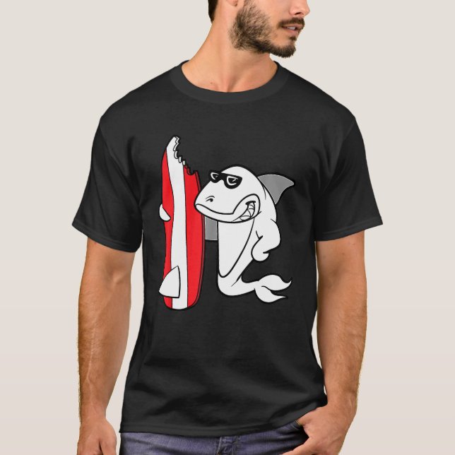 Funny Coola Surfboard Surfboard Surfboard Surfing  T Shirt (Framsida)