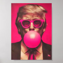 Funny Coola Trump Bubble Gum Rosa