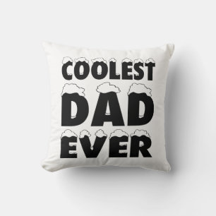 Funny Coolest Pappa Fars dag någonsin DEKORATIV Kudde