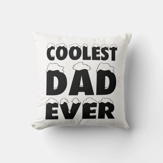 Funny Coolest Pappa Fars dag någonsin | DEKORATIV  Kudde (Framsida)