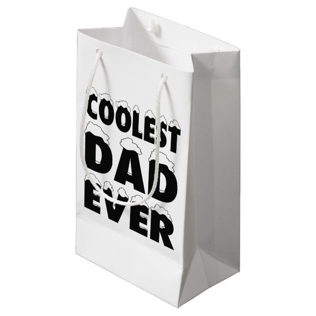 Funny Coolest Pappa Fars dag någonsin | Gift Bag (Framsidan Vinklad)