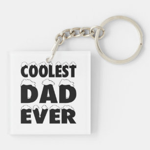 Funny Coolest Pappa Fars dag någonsin Nyckelkedj